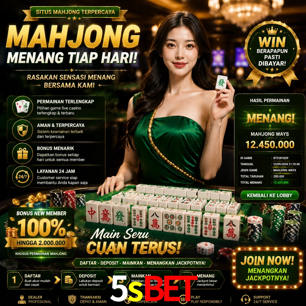 Cashback VIP 5sbet - reembolso semanal